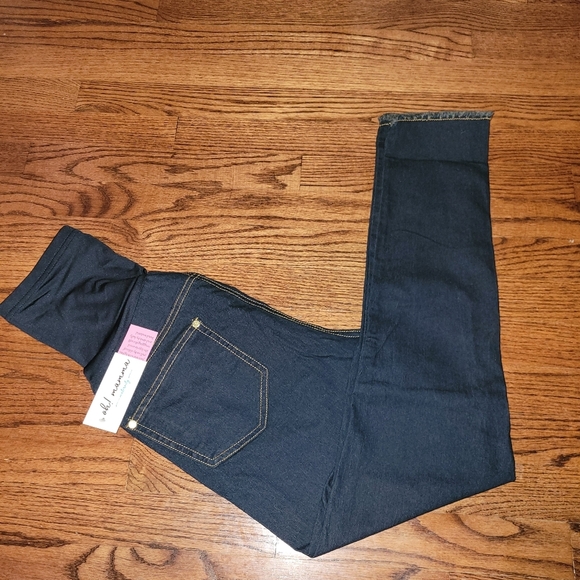 NWT Maternity Jeans with Full Panel Belly Band - Picture 1 of 10